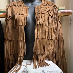 Kate & Mallory Fringed Jacket
